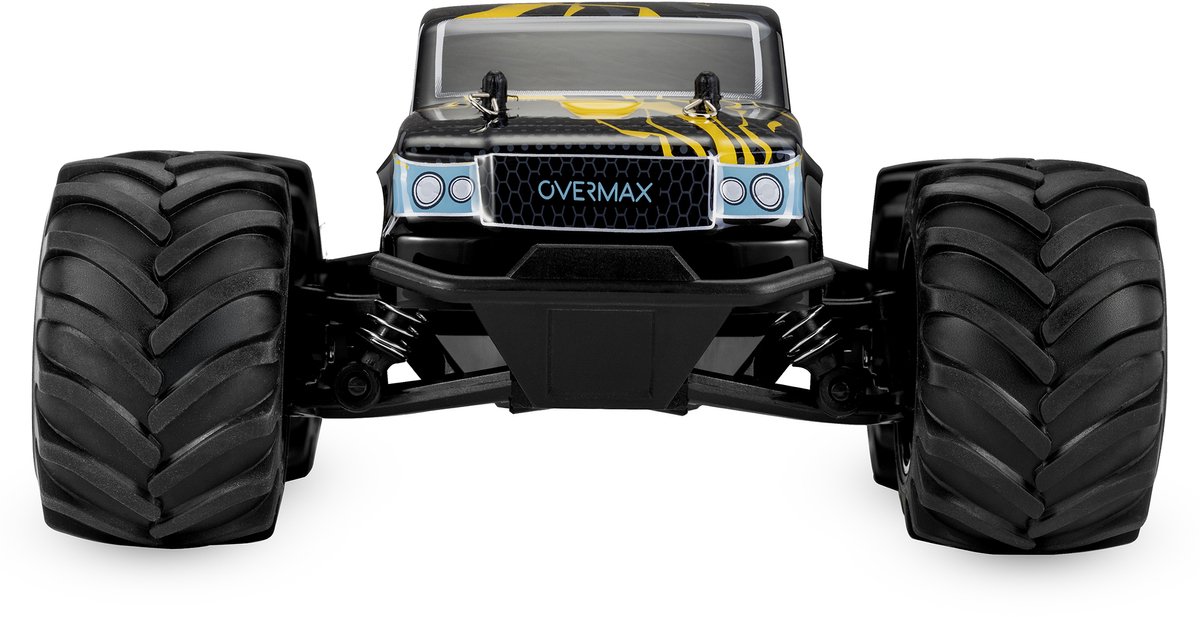Overmax X-Jolt RC Auto – 20 km/u – Achterwielaandrijving, 2 Accu’s tot 30 min Rijtijd, Vering, Stootbumper, Offroad Banden, Plooibare Snelheidsregeling, Ergonomische Afstandsbediening – Racewagen voor Kinderen & Volwassenen - Bestuurbare Auto — afbeelding 14