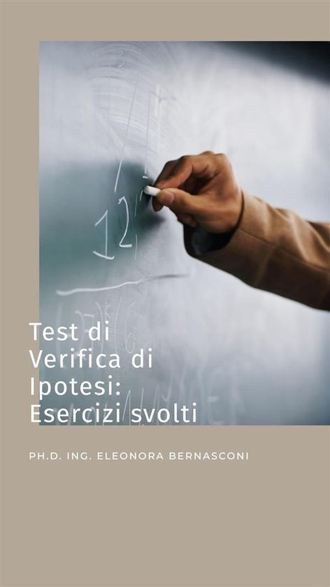Test di verifica di ipotesi - cover