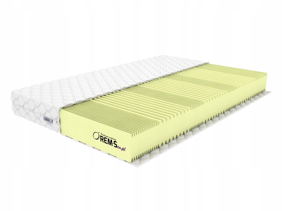 Matras 80x190x15cm H4 7 zones, 30kg/m3