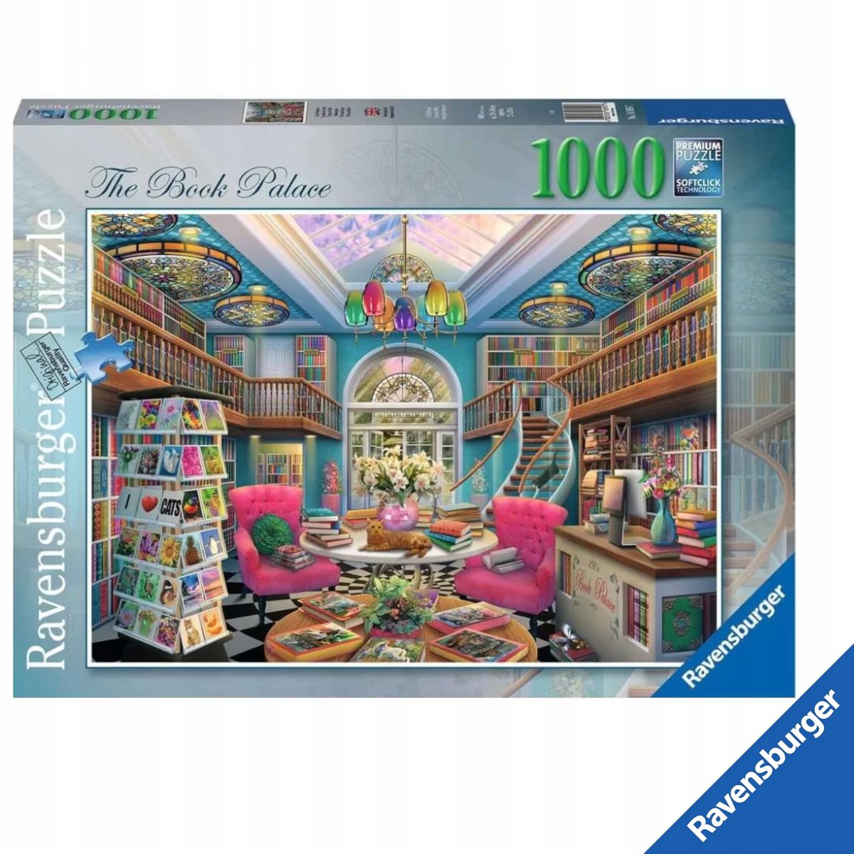 Ravensburger Puzle 1000 dielų „Knygų rūmai“
