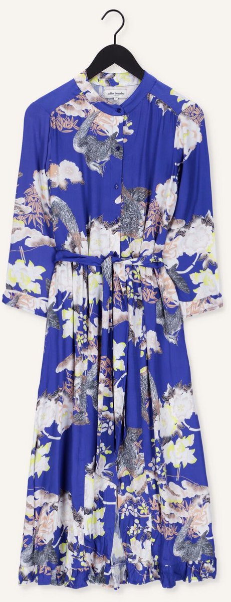 Lollys Laundry Harper Dress Dames - Jurk - Blauw - Maat XS