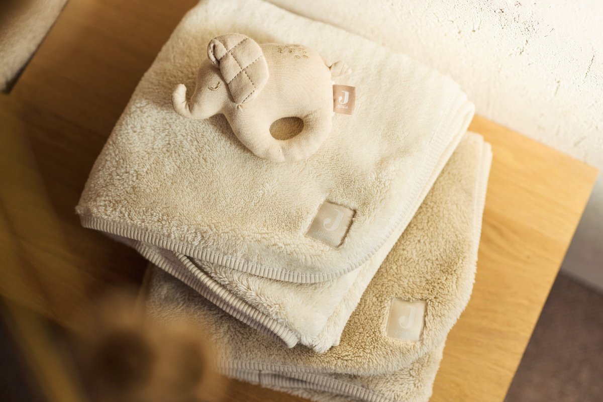 Jollein Baby Deken Ledikant - 100x150cm - Basic Jersey/Sherpa - Oatmeal – foto 8