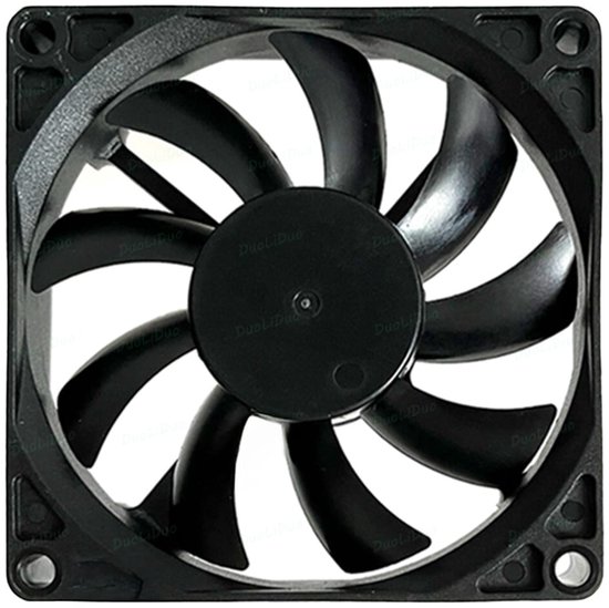 EXTREME PC fan 12V DC - 80x80x15mm - 50.5 m³/h - 31.4 dB - 3-pins PCB ...