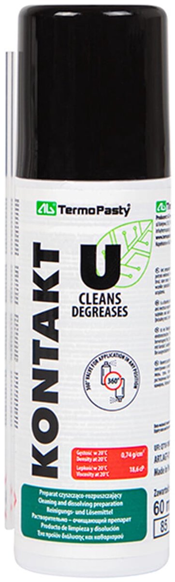 TermoPasty Kontakt U Spray - Contactreiniger & Smeermiddel - 60ml