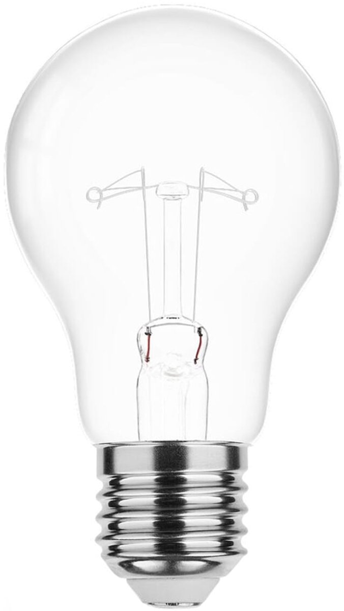 Technik E27 Wolfraam-Gloeilamp Dimbaar 75W - 2700K - Warm Wit - Gloeilamp Globe A55