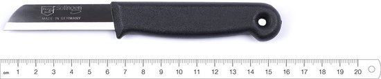 Schilmesje Duits RVS - Zwart - 5 stuks