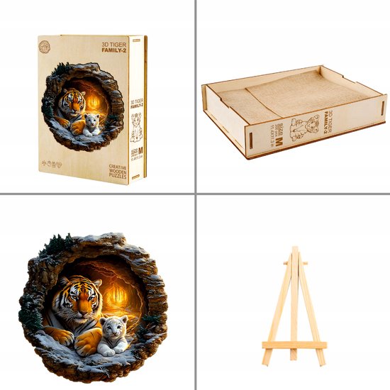 3D houten puzzel - Pientere Puzzels & Spellen