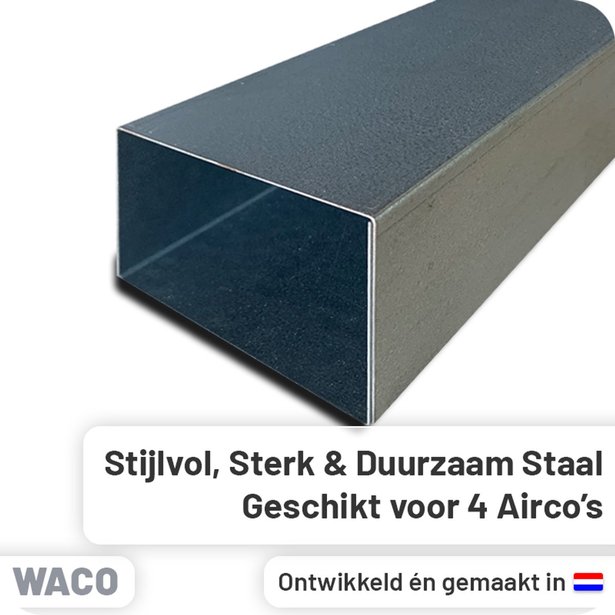 Leidinggoot Verzinkt staal Waco CD-103V 120x70 mm 2 meter