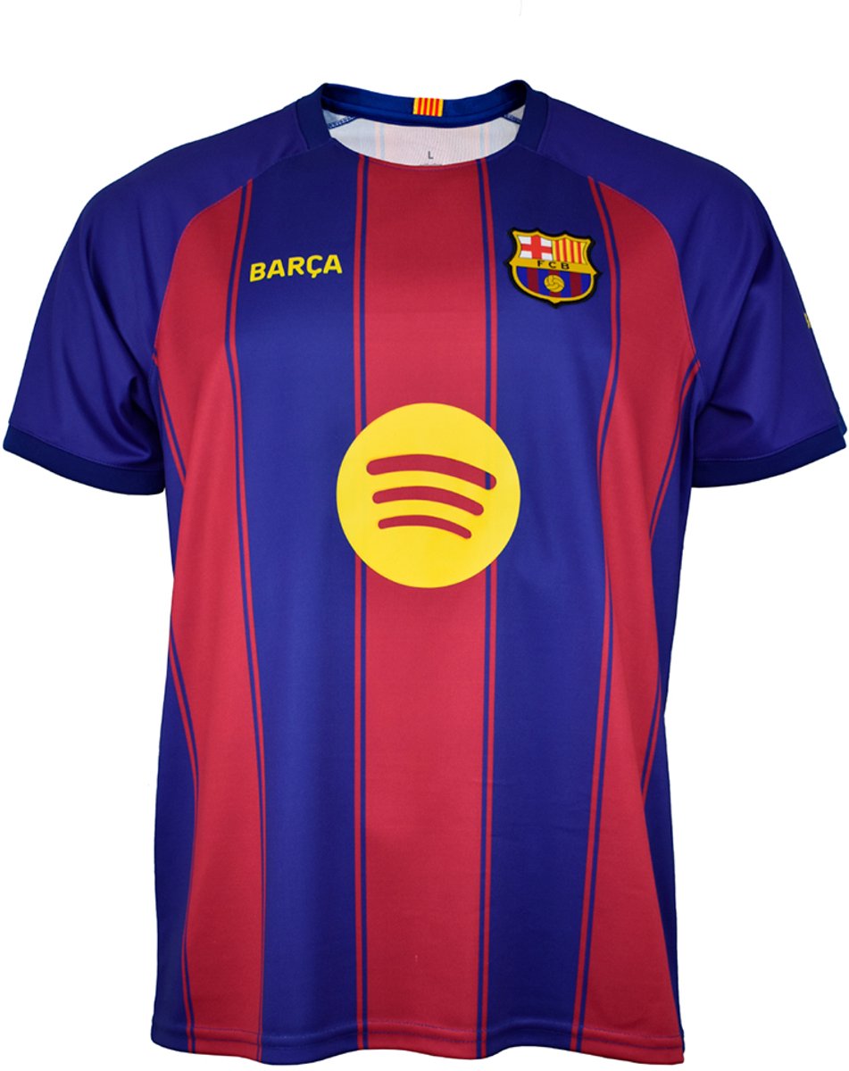 FC Barcelona Thuis Shirt Kinderen - Maat 116 t/m 164 - Voetbalkleding - Sportkleding - Jongens & Meisjes - FC Barcelona Fanshop - La Liga