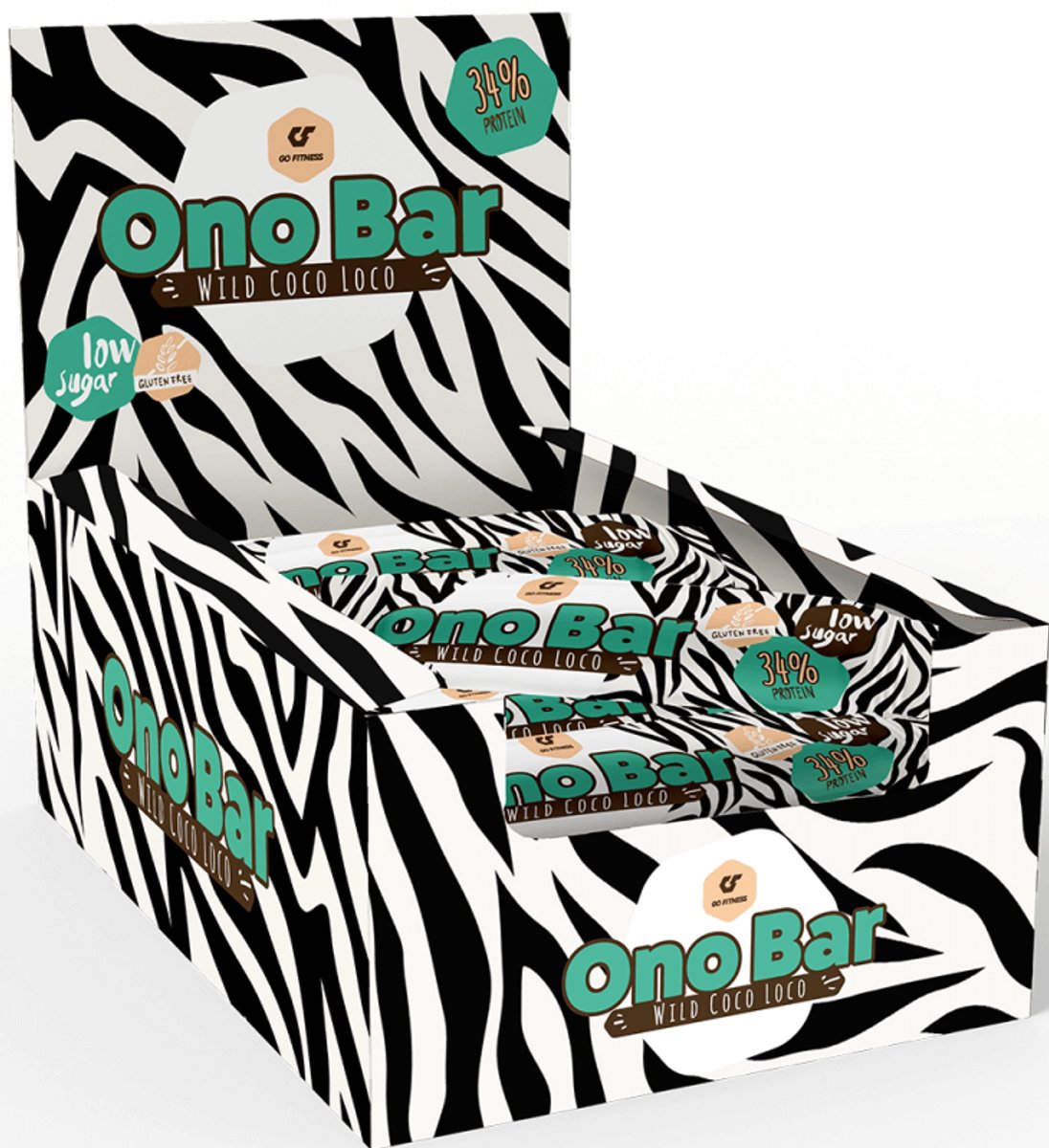 Go Fitness ONO Bar (12x40g) Wild Coco Loco - Repen - Eiwit Repen