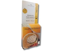 4 Zakjes geparfumeerde korrels voor stofzuiger geur sandelhout citroen TopFilter