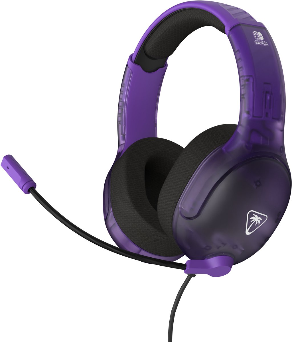 Turtle Beach Airlite Fit - Gaming Headset - Nintendo Switch 1/2 - Ghost Purple