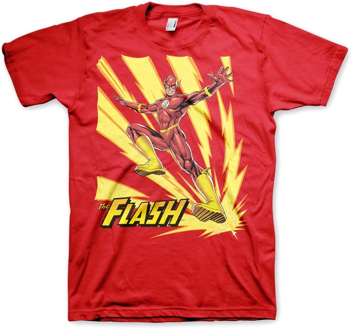 DC Comics The Flash Heren Tshirt -L- Jumping Rood