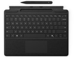 Microsoft Surface Pro Keyboard with Slim Pen for Business AZERTY Frans Microsoft Cover port Zwart