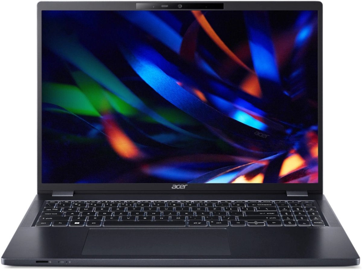 Acer TravelMate P4 TMP416-52-TCO-753L Intel® Core™ i7 i7-1355U Laptop 40,6 cm (16") WUXGA 16 GB DDR4-SDRAM 512 GB SSD Wi-Fi 6E (802.11ax) Windows 11 Pro Duits Blauw
