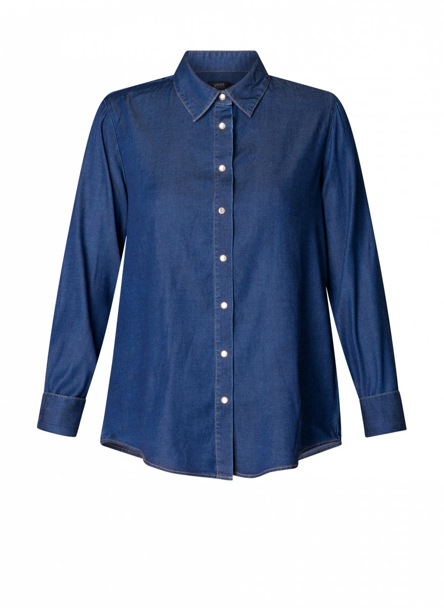 YEST CURVE Fanny - Dark Blue Denim - maat 2(50)