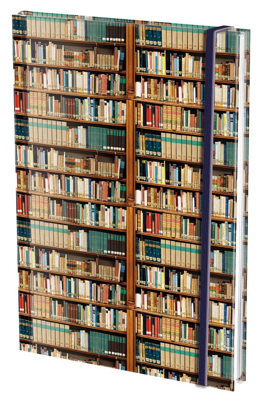 Notitieboek A6, harde kaft: Boeken, Die Klosterbibliothek, Maria Laach
