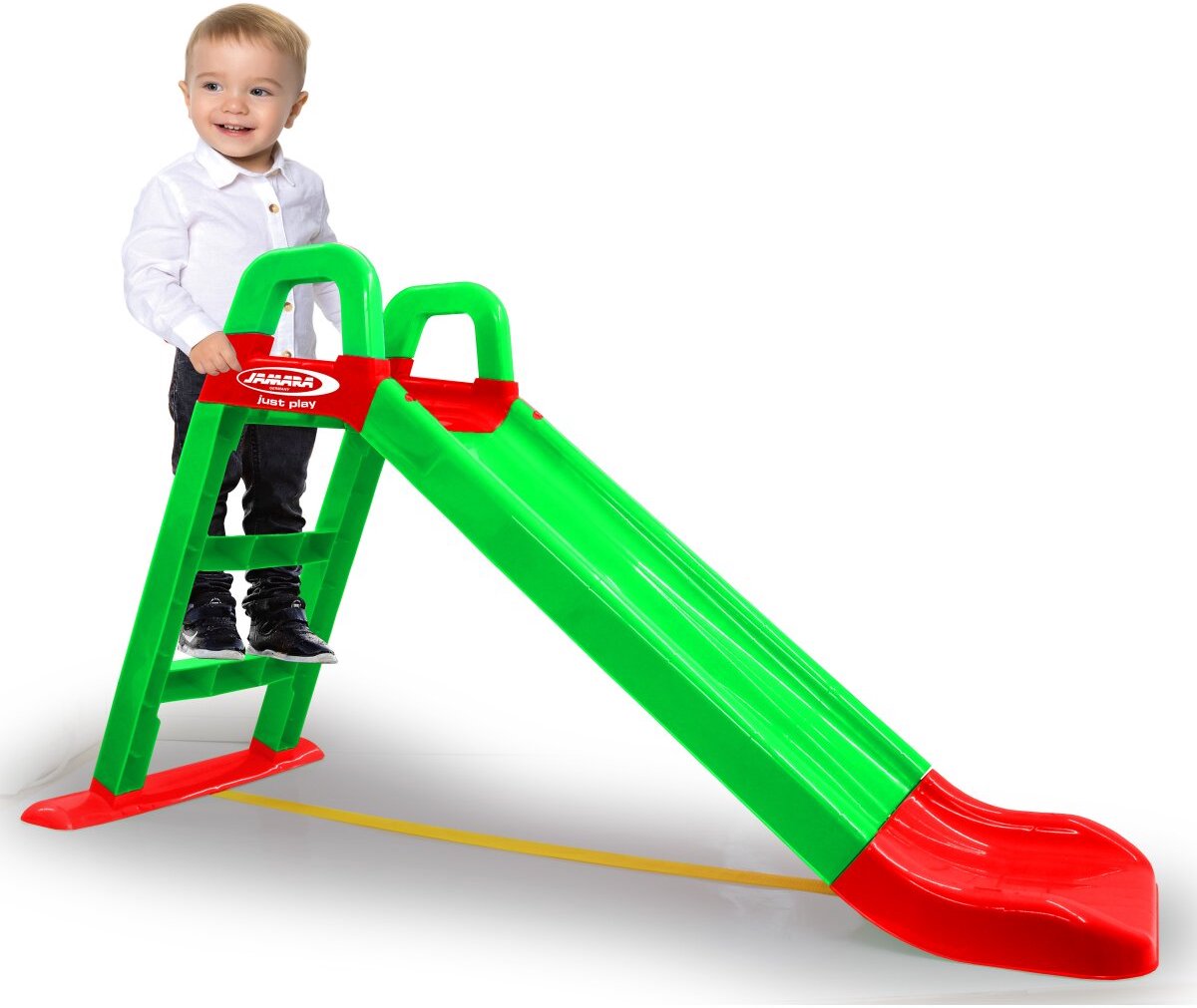 Jamara Glijbaan - 460502 Glijbaan Junior - Licht Groen met Rood - 145x59x79cm