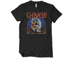 T-shirt rétro Genesis PS-1-GEN003-H95-14 Noir-M