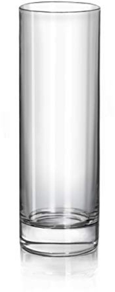 Set van 6 longdrinkglazen - vaatwasmachinebestendige waterglazen - 220 ml - klassiek