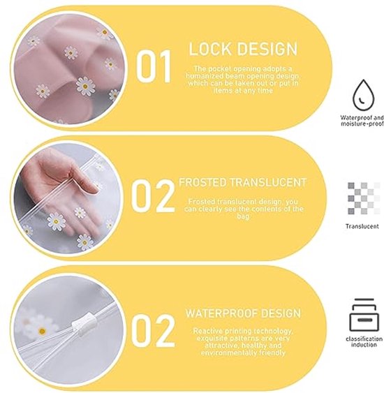 Milieuvriendelijke opbergzakken 30 x 40 cm - 20 stuks met ritssluiting voor kledingopslag en reizen — afbeelding 5