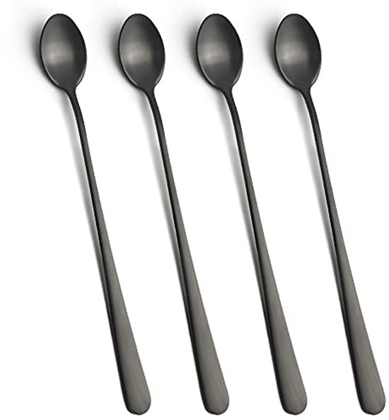Koffielepels 6 stuks premium theelepels van roestvrij staal, hoogglans gepolijst, lepel met modern en elegant design, espressolepel, dessertlepel Koffielepels 6 stuks premium theelepels van roestvrij staal, hoogglans gepolijst, lepel met modern en elegant design, espressolepel, dessertlepel
