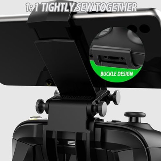 Verstelbare Telefoon Mount voor Mobiele Gaming - Compatibel met Xbox Controllers — afbeelding 3
