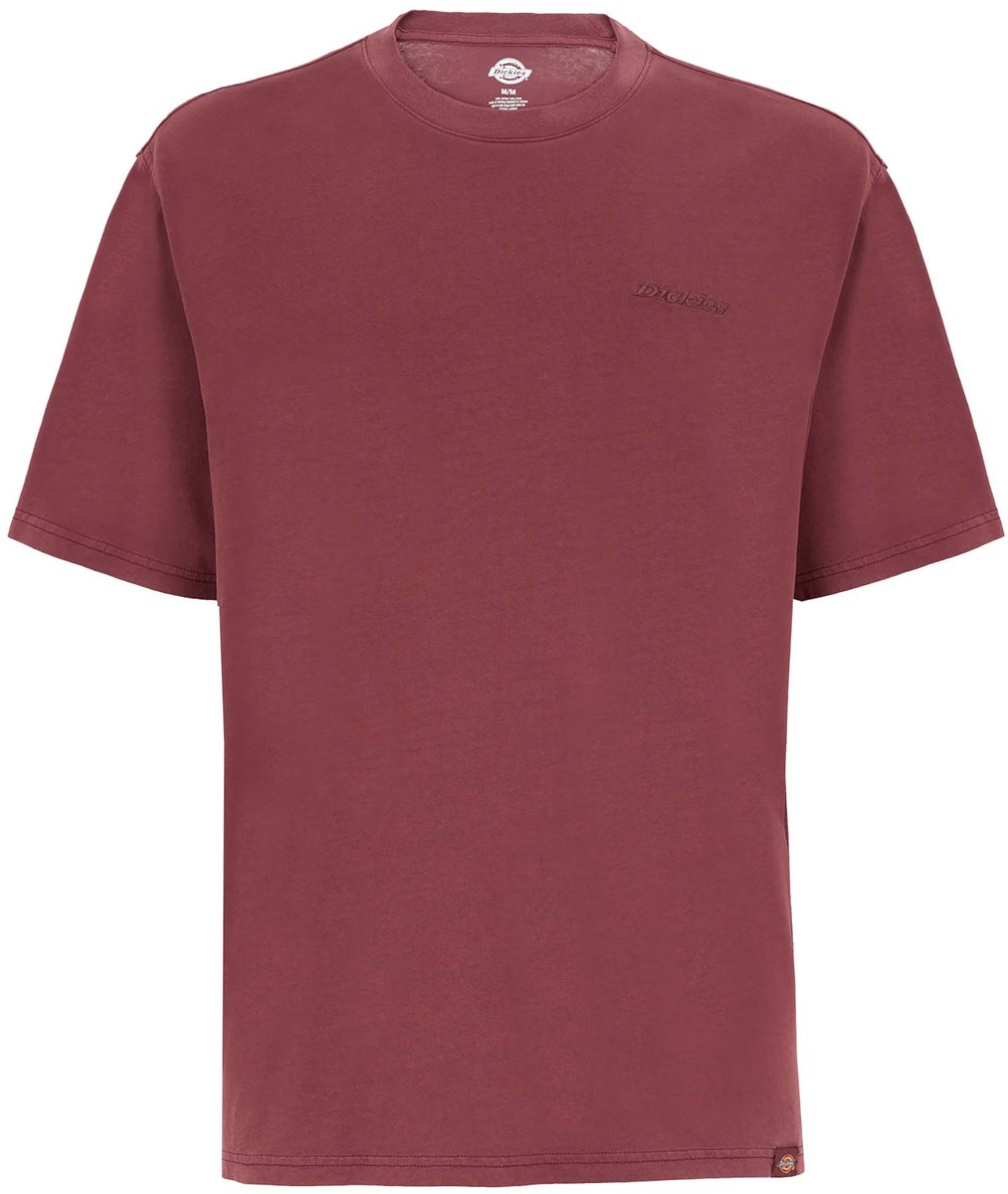 Dickies Plentywood Ss T-Shirt Fashion Wear Volwassen Rood
