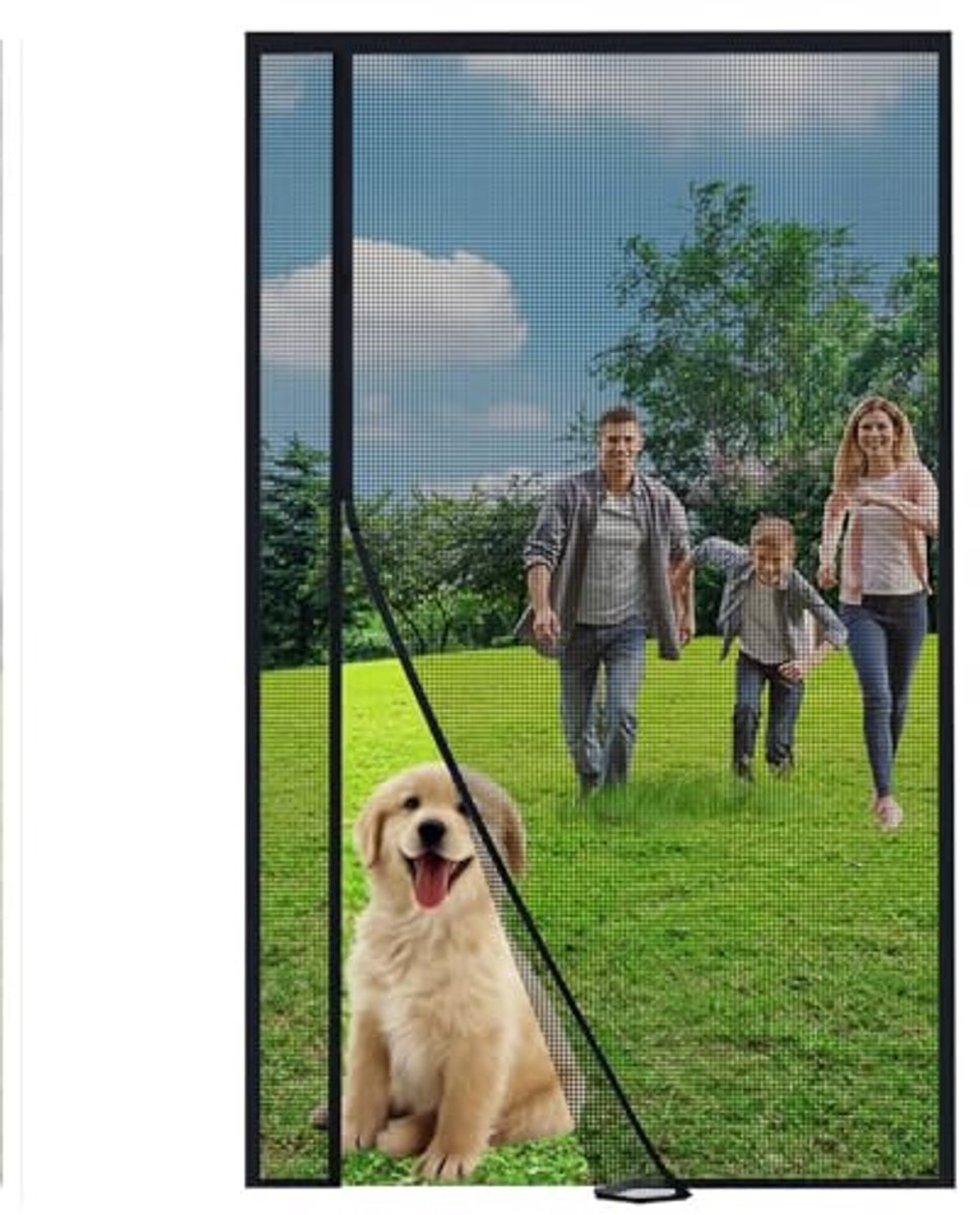 Magnetisch Deurhor voor Insectenbescherming - Ideaal voor Balkon, Kelder en Terras 50x150cm