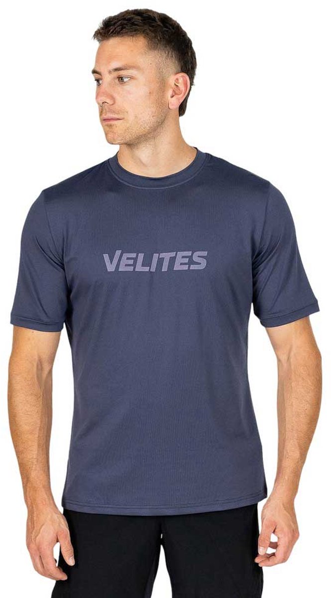 Velites Holo T-shirt Met Korte Mouwen Grijs S Man