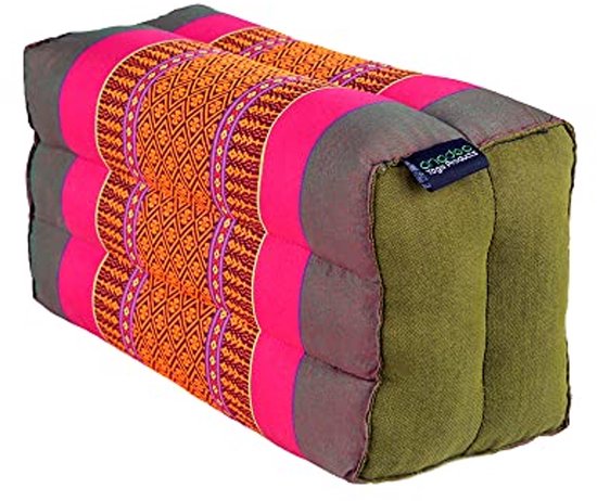 Zafu standaard yoga- en meditatiekussen - Kapok - Hoge dichtheid - 100% natuurlijk - Comfortabel en stabiel sitzen van Yogi & Yogini — afbeelding 3