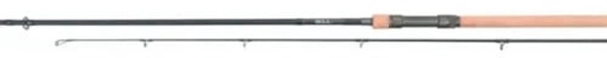 Soul Nero The Classic karperhengel 12FT 2.50LB - met slanke kurken greep en KW SIC geleideogen