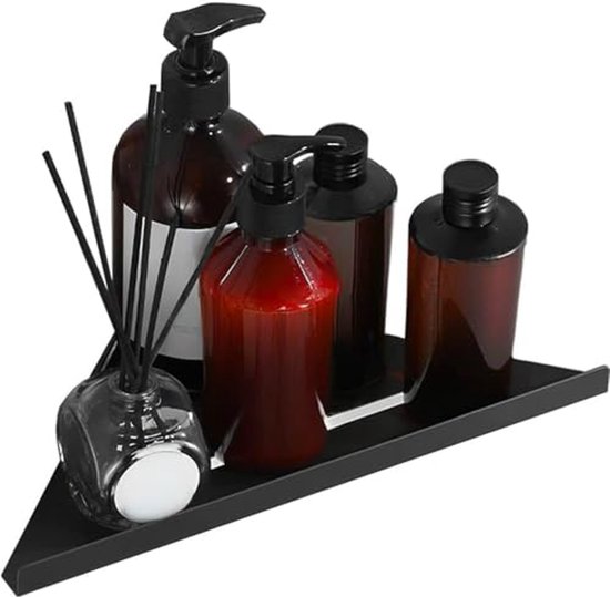 Étagère d'angle sans perçage 30 cm - Organisateur de Douche pour salle de bain, cuisine et WC