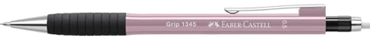 Vulpotlood GRIP 1345 - Roze, 0,5 mm met geïntegreerde gum