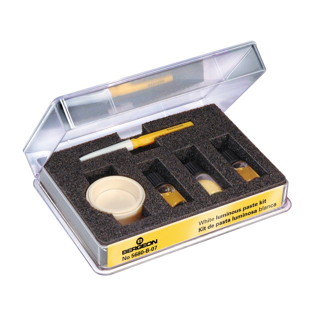 Oranje lichtgevende pasta Bergeon