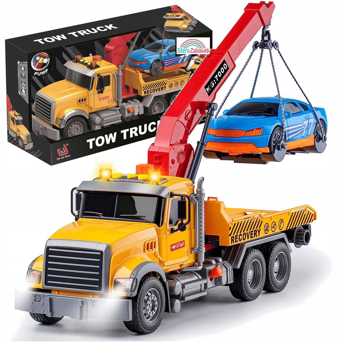 Grote Speelgoed Sleepwagen met Geluid & Licht, 1:12