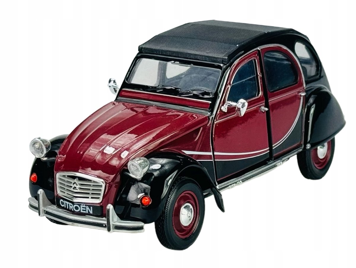 Welly Citroën 2CV 6 Charleston Metaal Model 1:24 Bruin 24009