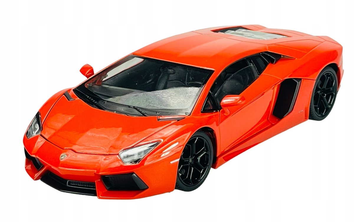 Welly Lamborghini Aventador LP700-4 Oranje Metaal 1:24 modelauto