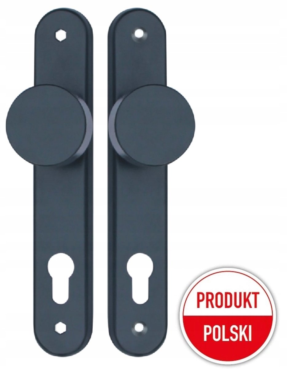 Deurkruk Antraciet 90mm Draaibaar Aluminium