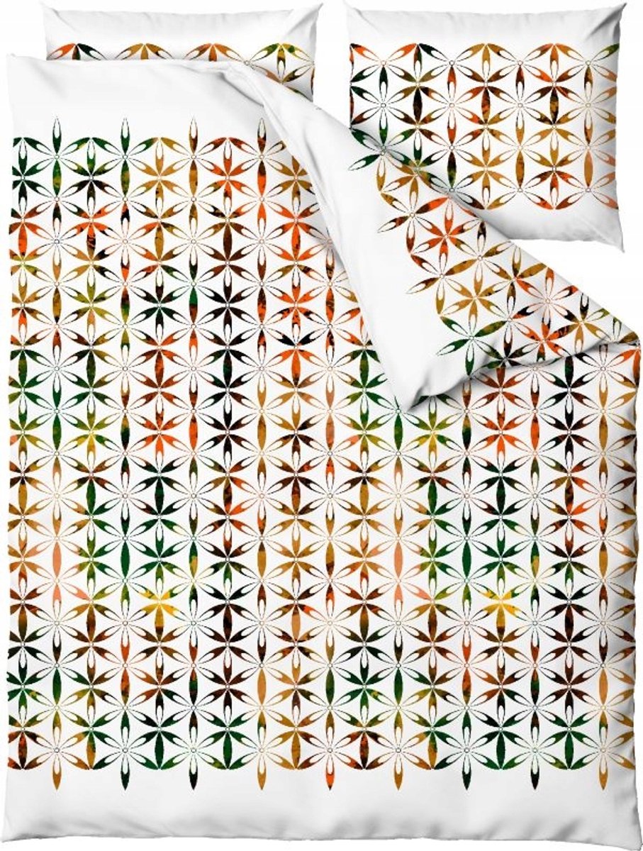 ZARATEX Katoenen Dekbedovertrek Set 140x200 cm - Sierlijk Design