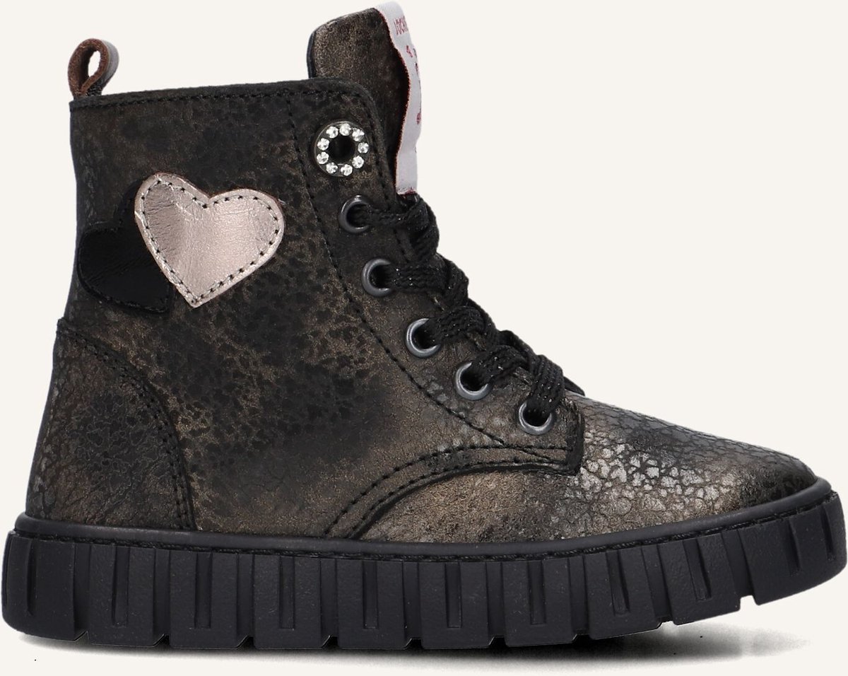 Jochie & Freaks Delia Boots Meisjes - Zwart - Maat 25