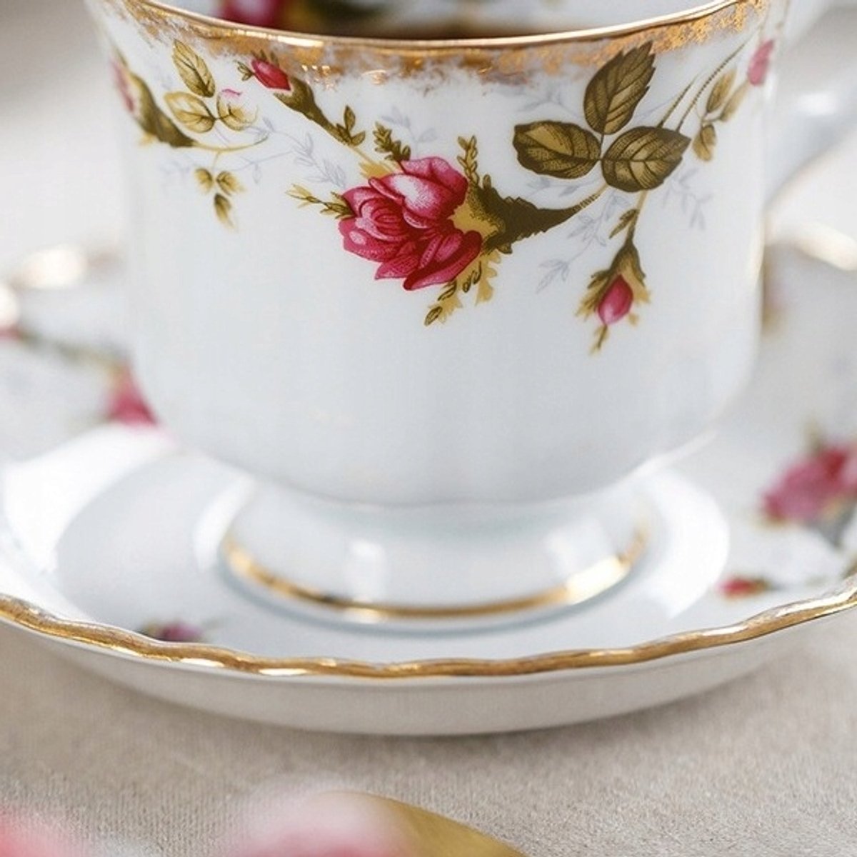 Porseleinen Koffieservies 6 Personen - 12 Delig - Iwona Decor 001