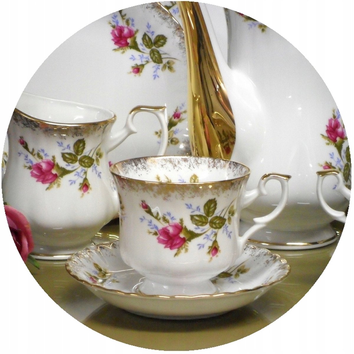 Porseleinen Koffieservies 6 Personen 18 Delen - Iwona