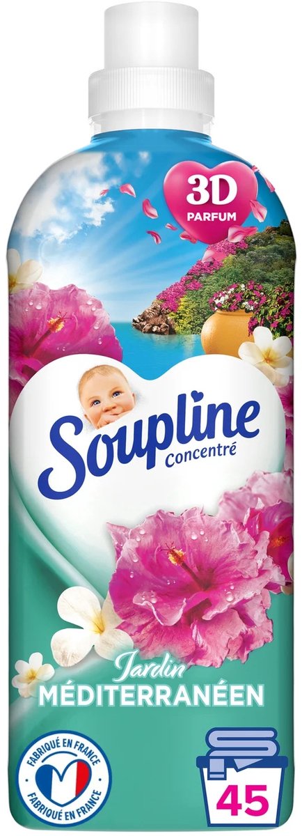 Soupline Wasverzachter - 45sc950ml - mediterrane tuin