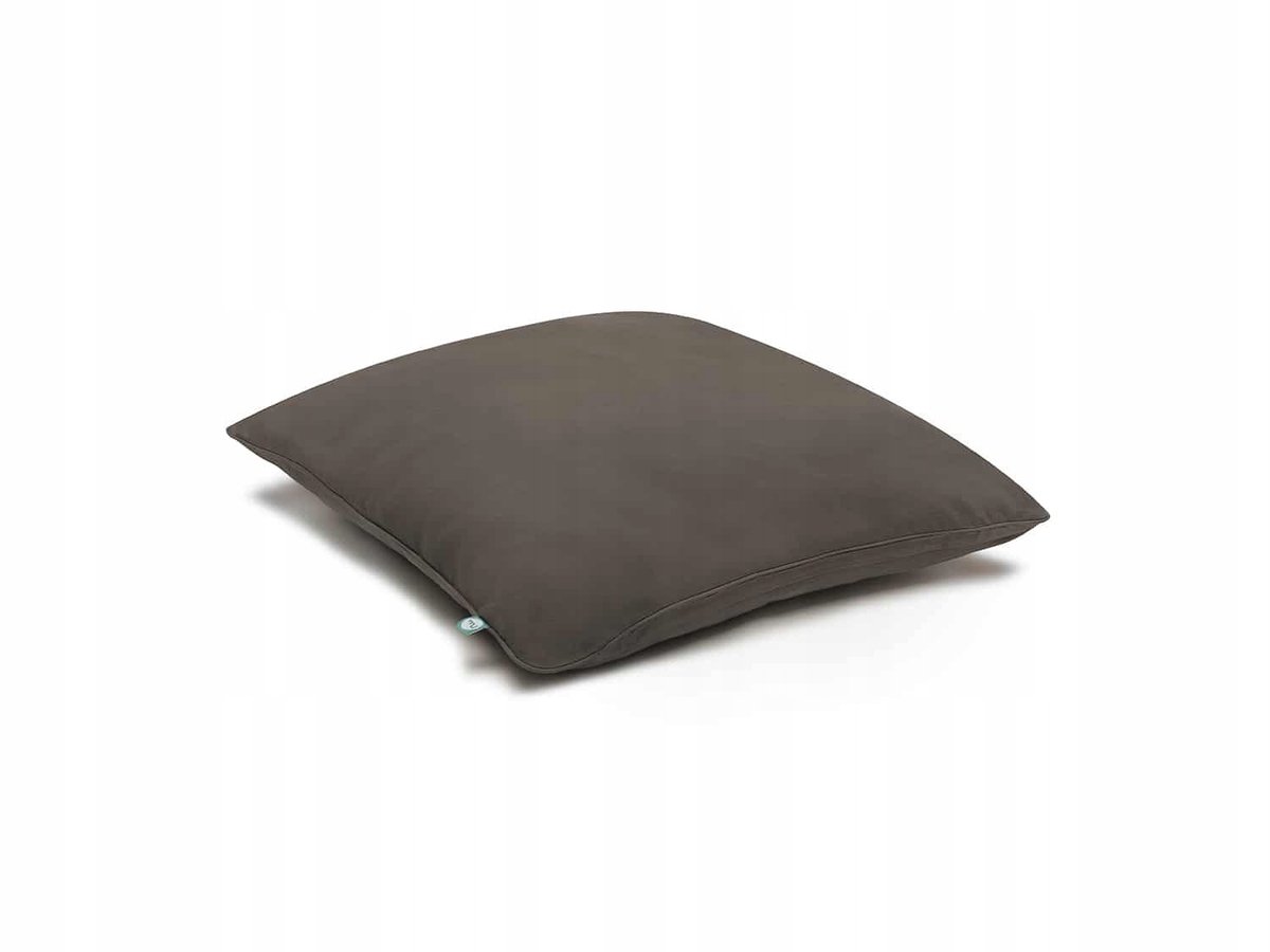 Basic Kussenhoes Bruin 30x60 cm - Zacht Katoen met Rits