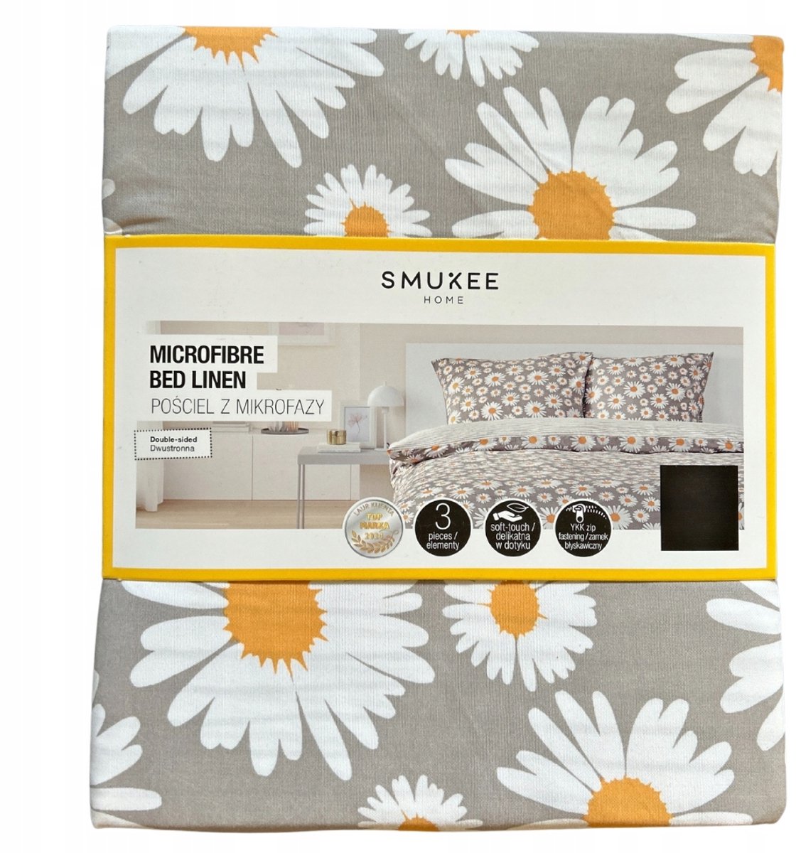 Microvezel Dekbedovertrek Set 160x200cm - Romantische Bloemendessin