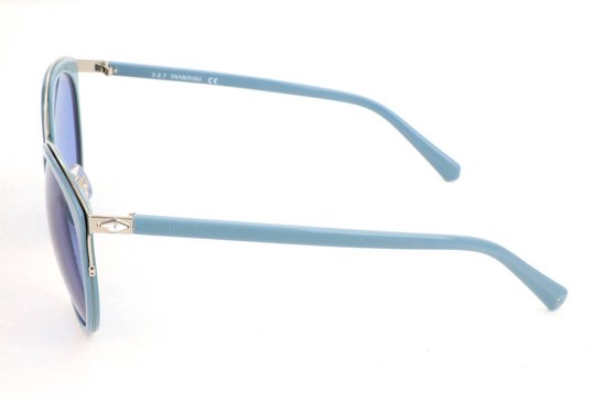 Swarovski SK0177 Shiny light blue 54/21/135 WOMAN Zonnebrillen van Swarovski — afbeelding 4