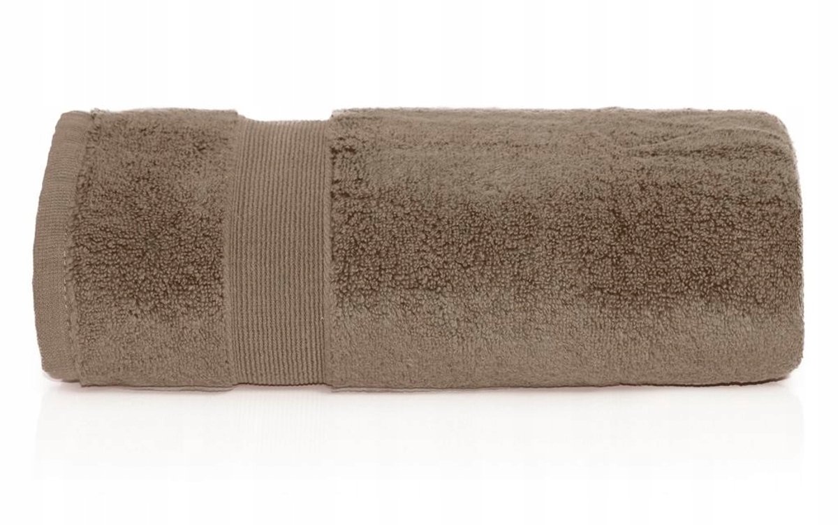 Luxe Katoenen Badhanddoek Rocco Taupe 70x140cm 600g/m²