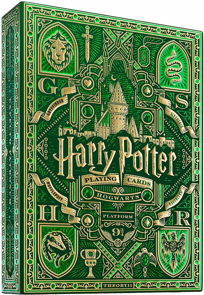 Theorie11 Harry Potter Zwadderich Speelkaarten Groen