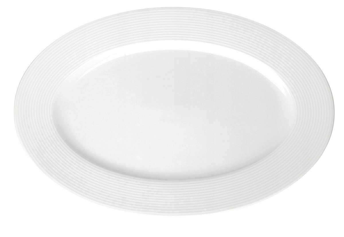 Yvette Ovaal serveerplateau 23 cm Porselein Wit